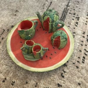 Watermelon ceramic set